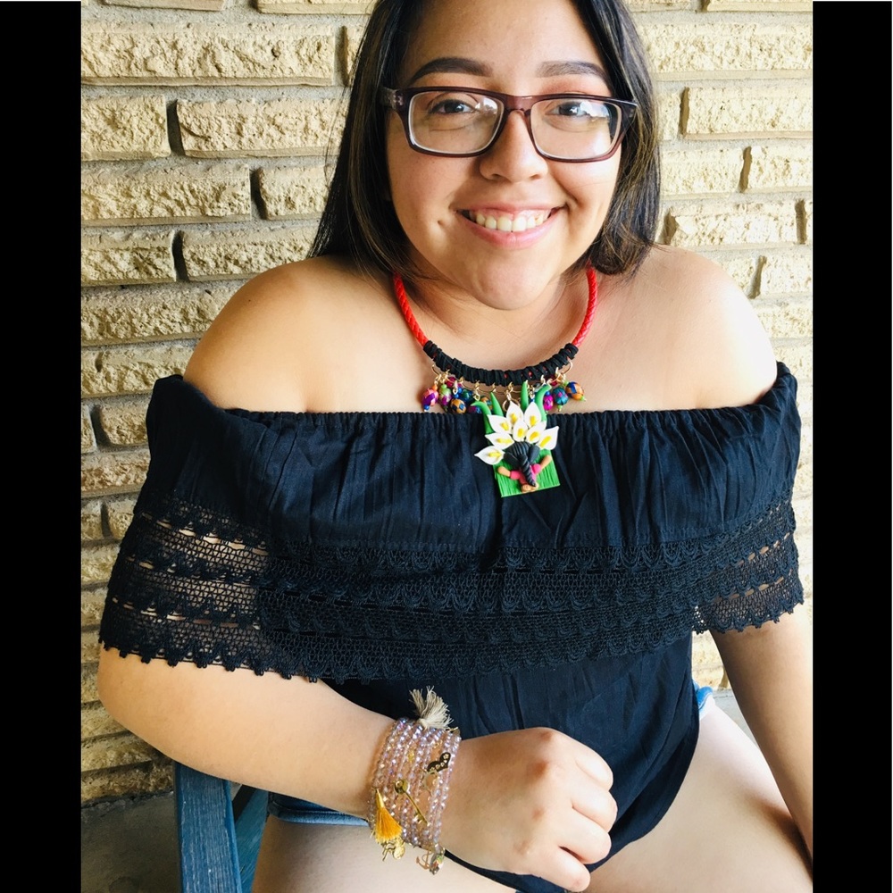 Off the shoulder blouse